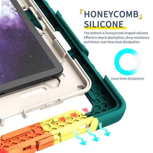 Funda Xiaomi Pad 5 con soporte de anillo ajustable y ranura para lápiz óptico 3