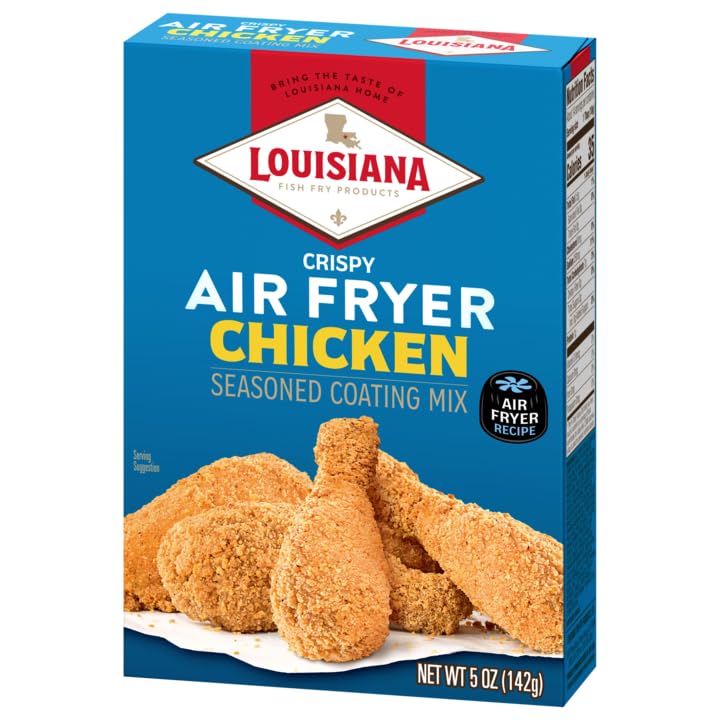 Miniatura 6 de Louisiana Fish Fry Air Fryer - Mezcla de revestimiento sazonado de pollo - 5 onzas