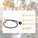 New Updated Propane Refill Adapter Hose 36’’ Propane Extension Hose with ON-Off Control Valve for 1 LB Propane Gas Tank 350PSI High Pressure Camping Grill (QCC Type1 Inlet)