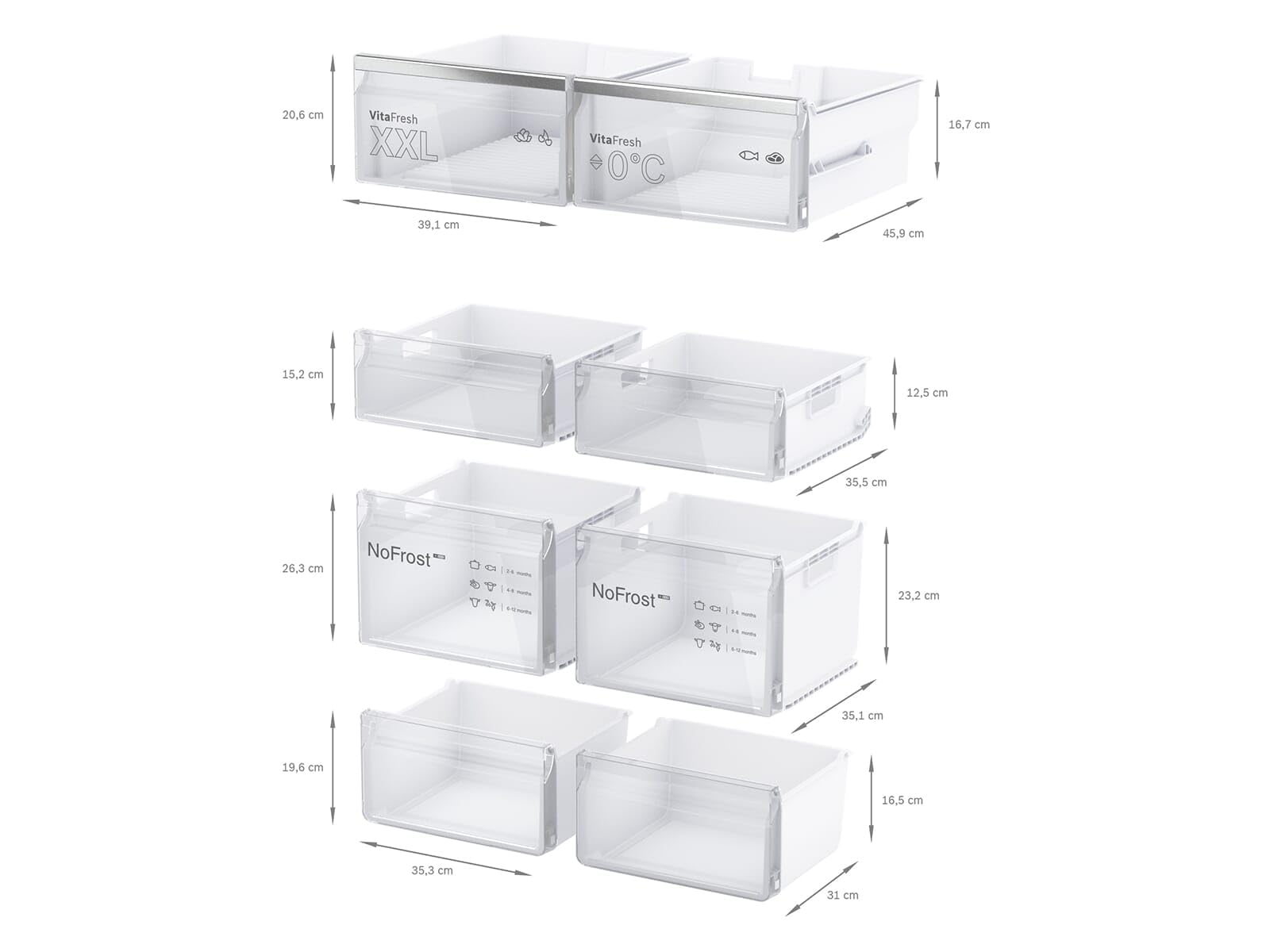 Réfrigérateur multi-portes BOSCH KFN96APEA