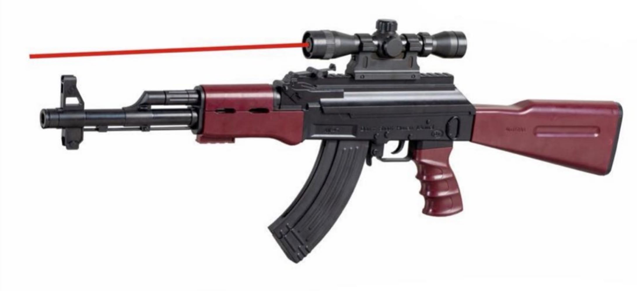 AGAS Plastic Weapon Toy Collection School Play Drama or Party Dress up Kids Toy Weapon Collection for Boys and Girls (AKM)