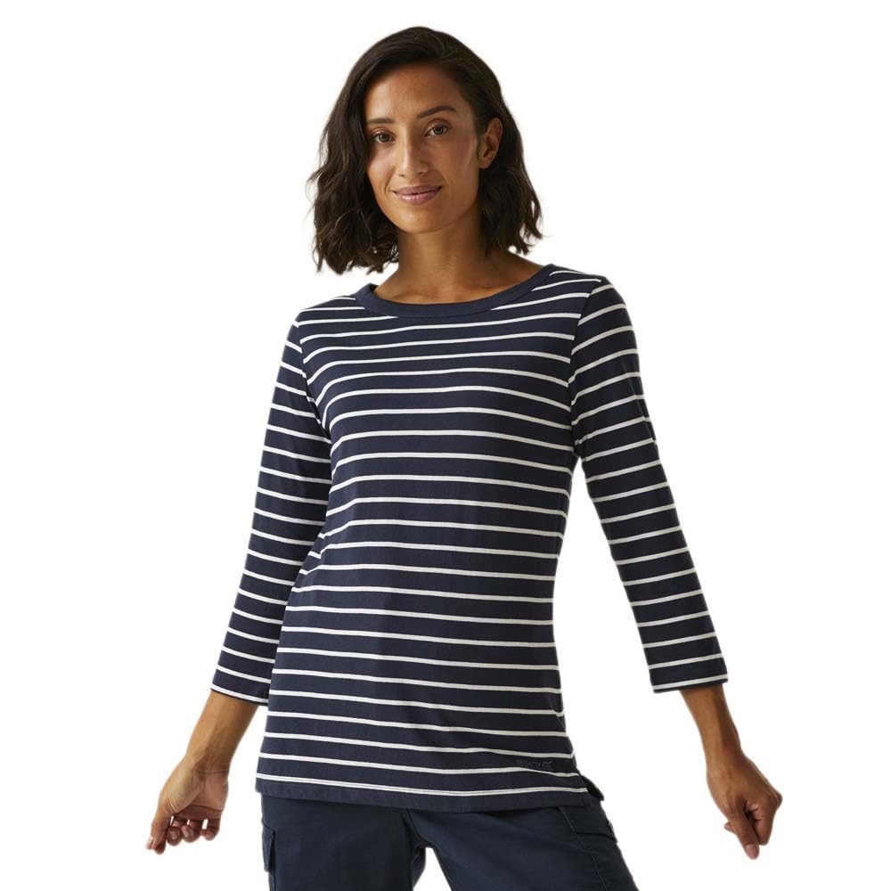 Regatta Womens Bayletteteeii T Shirt- Navy, Navy, Size 10, Women