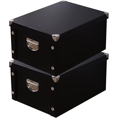 Caja Almacenamiento Vinilos 12 Caja Cubo Apilable Para Almacenar Discos De Vinilo LP 12" - Hecha De OSB, Capacidad Para 50-100 Discos, Natural Expositor Discos Vinilo