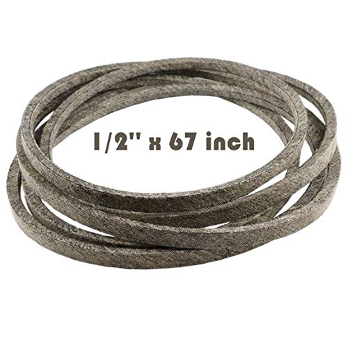Lawn Mower Tractor Cutting Deck Blades Tranmission Drive Belt for Cub Cadet 754-0498 954-0498 MTD 754-0498 954-0498 1/2'' x 67 inch Made with Kevlar