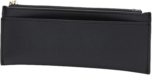 Miniatura 21 de Estuche de lona Cartuchera Para Ninas Bolsa de cosméticos con cremallera (Negro, Lienzo)