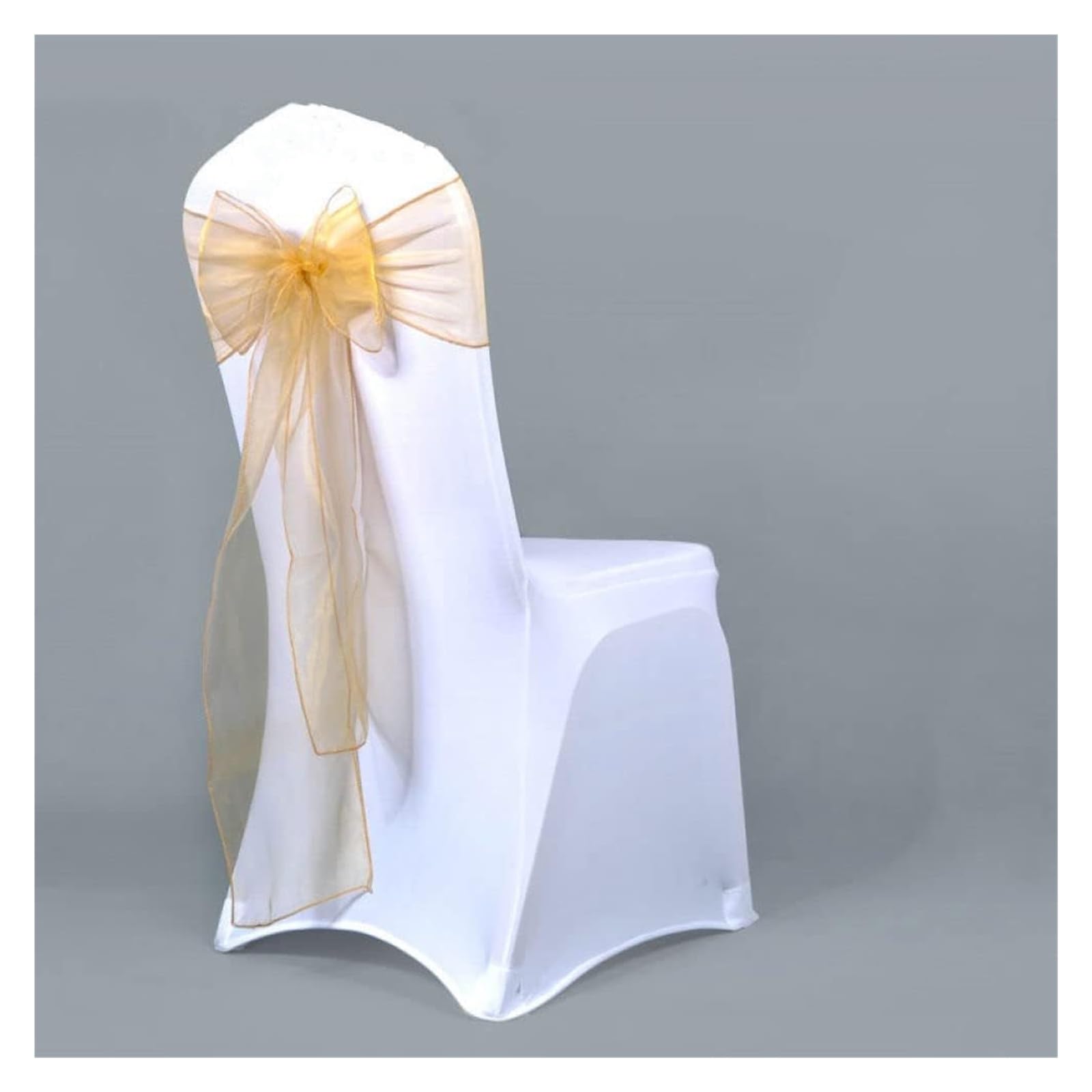 RZQVHBKXWGT chair sashes,25pcs 275cm Sheer Chair Sashes Band Ribbon Belt Bow Cover Wedding Party Birthday Banquet Ceremony Decoration,red (Color : Blu)(Onecolor)