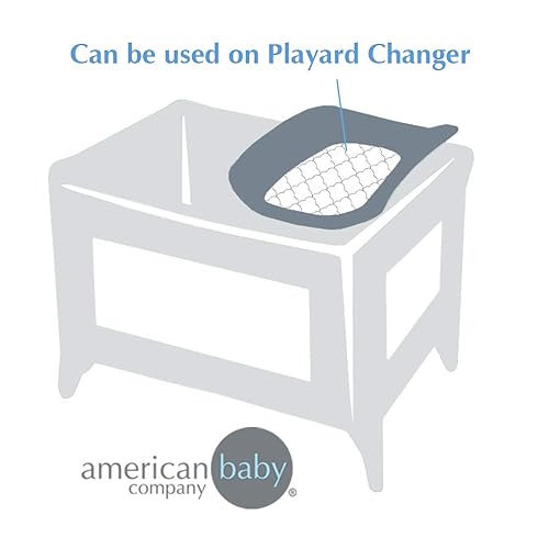 Miniatura 5 de American Baby Company Ultra suave acolchado impermeable cambiador de mesa 3 unidades