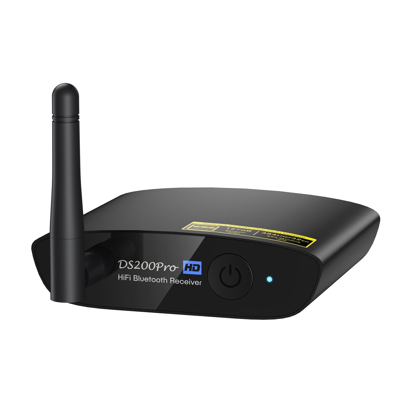 1Mii Ricevitore Bluetooth 5.3 HiFi per Stereo, Adattatore Audio Bluetooth Hi-Res LDAC, aptX HD con ESS DAC Audiophile Uscita Ottica/RCA per Ricevitore AV o Amplificatore- DS200Pro