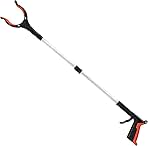Upgrade Grabber Reacher Tool, 360° Rotating Head, Wide Jaw, 32
