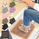 エネタンポ ホットマット usb ミニ 一人用 省エネ 電気マット 足元 ウォームパッド 防寒グッズ 冷え性対策 温熱シート ホットカーペット 暖房グッズ オフィス アウトドア キャンプ (ブラウン・ベージュ)