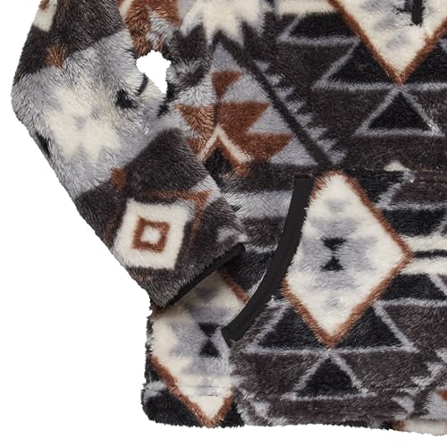 Youth "Hooey Fleece Pullover" Grey/Aztec3