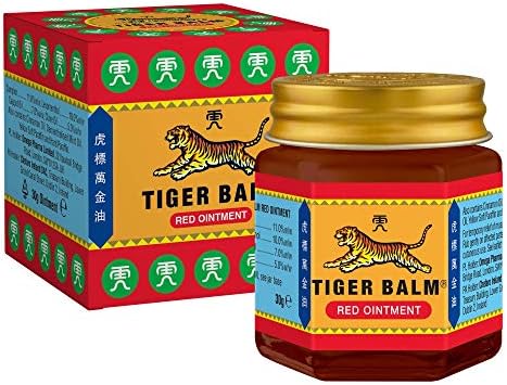 Tiger Balm Red, 30g, Muscle Rub Cream, Ointment, Balm, All Ages, ...