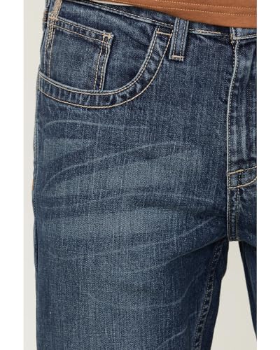 Cody James Men's Fr Medium Wash Rigid Slim Bootcut Work Jeans - Cjfrsp20j2-Med Blue2