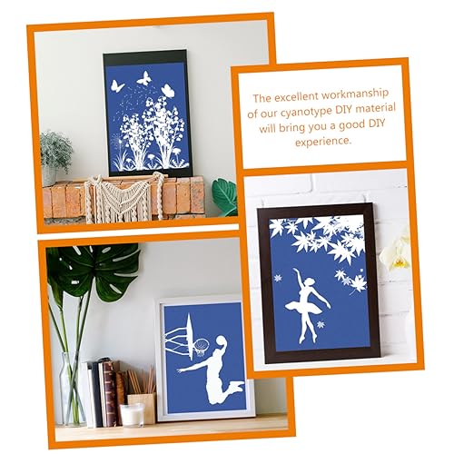 Papier cyanotype A5 Operitacx pour impression solaire et herbiers créatifs