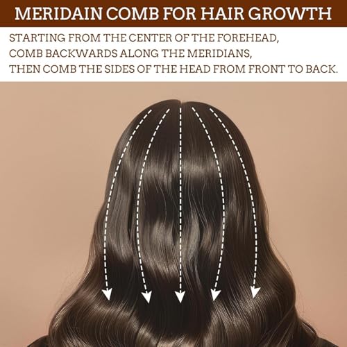 Image of Wooden Head Massager for Scalp - Relaxing Acupressure Comb for Stress Relief, Hair Growth & Improved Blood Circulation