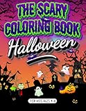  The Scary Coloring Book 🎃 Halloween.: For Kids Ages 4-8.