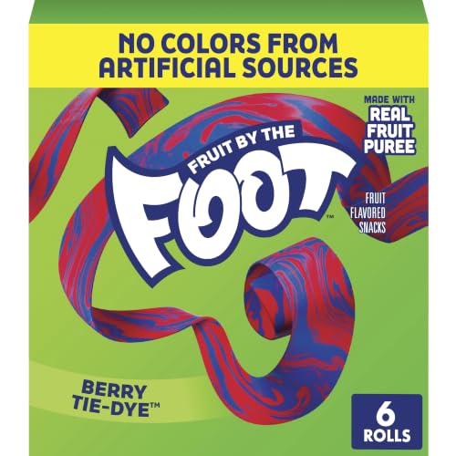 Fruit by the Foot Berry Tie-Dye Fruit Snacks, 6 ct, 4.5 oz, 8 Pack - image 1
