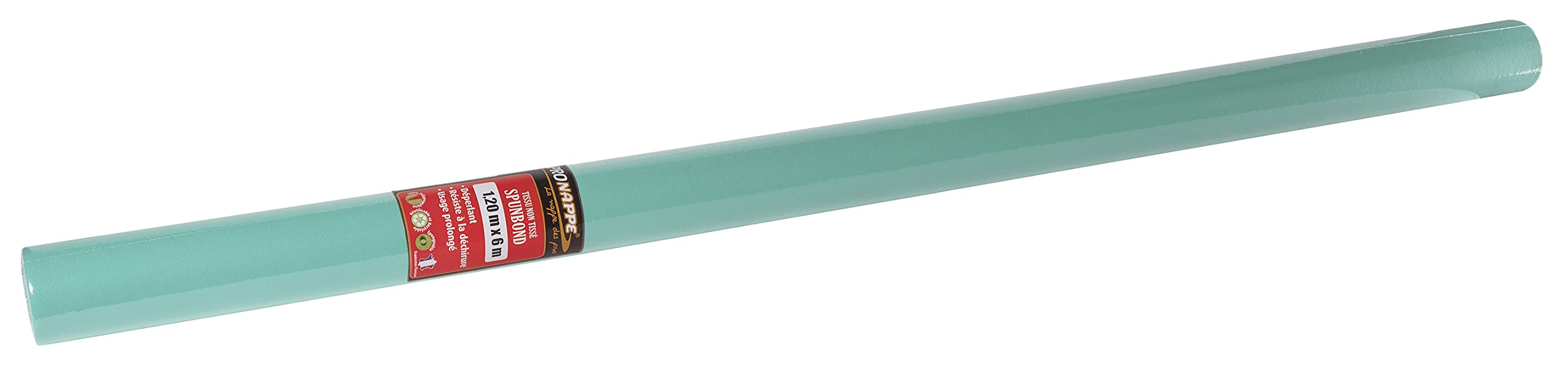 Pronappe Tischdecke R780645I 5er Pack Einweg-Tischdecken aus Spunbond-Vlies Länge 6m Breite 1,20m (pro Rolle) Farbe Wassergrün Reißfestes, wasserabweisendes und abwischbares Material