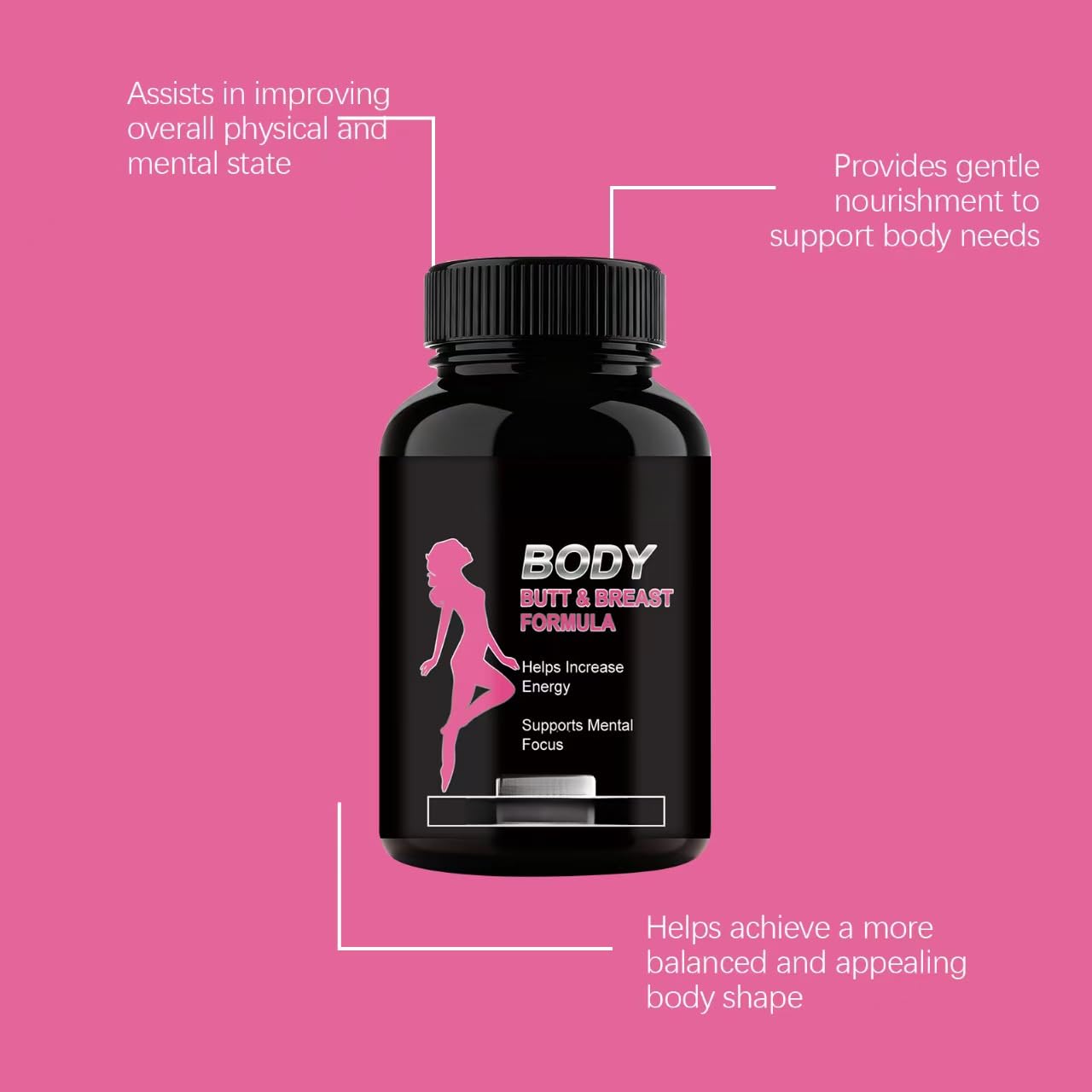 per la crescita dei glutei e l'aumento del seno per vita sottile | Modella le curve perfette del seno