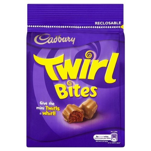 Cadbury Twirl Bites torba na czekoladę 145 g (opakowanie 10 sztuk)