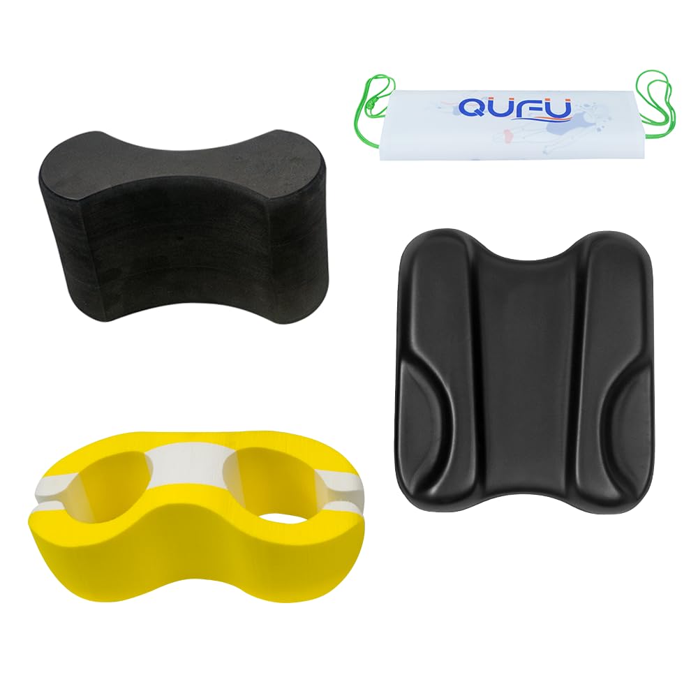 Swimming Kickboard set of 3-High Density EVA Foam Swimming Float for Stroke Technique & Core Strength Training - Ergonomic Swimming Accessories & Pool Buoy for Beginners & Professionals