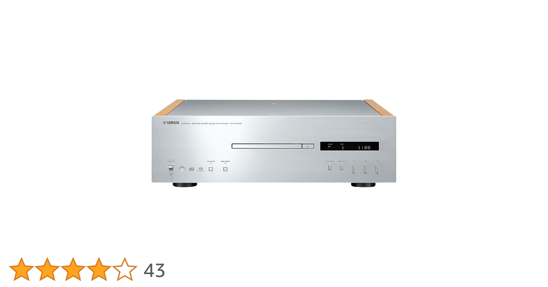ヤマハ CDプレーヤー RCA接続専用設計・SA-CD対応 シルバー CD-S1000(S) 6g7v4d0 Amazon.co.jp: YAMAHA SA-CD対応CDプレーヤー (シルバー) CD