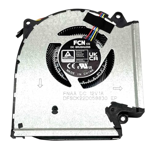 Ventilateur Asus ROG Strix Scar 17 G733 CPU GPU 12V de remplacement pour PC