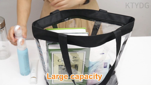 Bolsa transparente Tote para estadio 12x6x12 miniatura 7