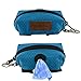 PetBemo Dog Poop Bag Waste Bag Dispenser Premium Quality Dog Poop Dispenser with YKK Zipper for Walking, Running or Hiking Accessory Blue