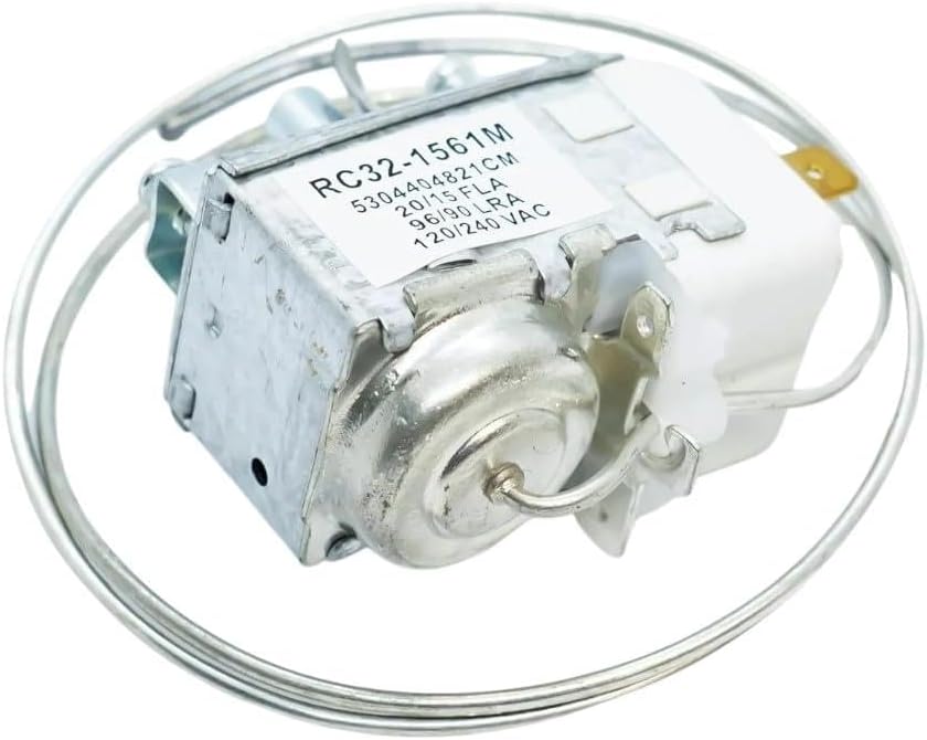 5304404821 Compatible with Electrolux Frigidaire Refrigerator Thermostat Cold Control 638759, 5303321453, 5303323457, 5304401169, 5304403736, 5304404260,
