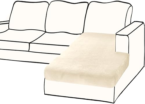 BT.WA Funda para sofá, 1 pieza, funda de terciopelo para sofá seccional, fundas separadas en forma de L, protector de muebles para perros y mascotas