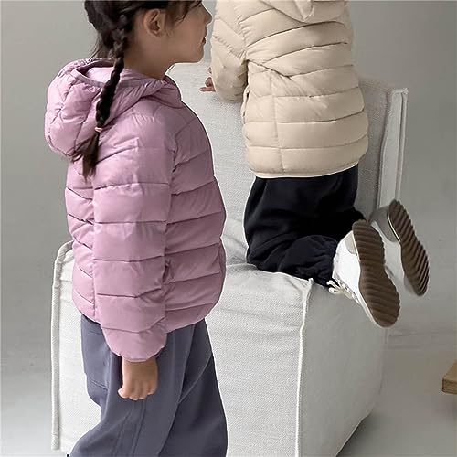 Toddler Winter Jacket Boys Girls Winter Cute Hoodie Solid Color Vest Jacket With Pockets For Girls Or Girls Jeans Size 82