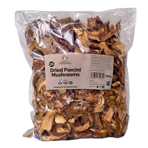 Merryhill Mushrooms - Premium A Graded Dried Porcini Mushrooms (500g)