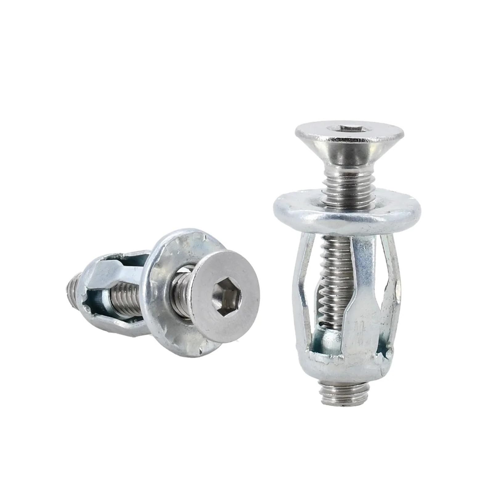 ZS Hardware 20/30/50 szt. M4 M5 M6 M8 Metalowe nakrętki zabezpieczające do panelu tablicy rejestracyjnej