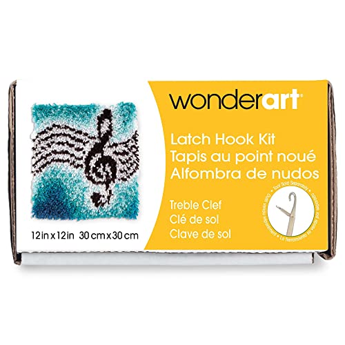 Image of Wonderart Latch Hook Yarn, Treble Cleft