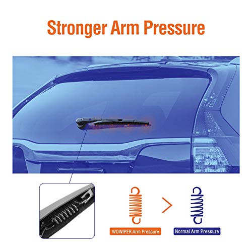 Image of Rear Wiper Arm with Blades Assembly for Honda CRV 2016 2015 2014 2013 2012, Genuine OE Back Windshield Wiper 76720-T0A-003 10 inch+13 inch+13 inch (3pcs)
