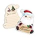 REWIDPARTY Christmas Party Invitation Cards with Envelopesï¼ˆSet of 15ï¼‰Cute Santa Claus Shaped Fill-in Invitations Christmas Party Invites for Family Friends Party Celebration Cards for Kids Adults