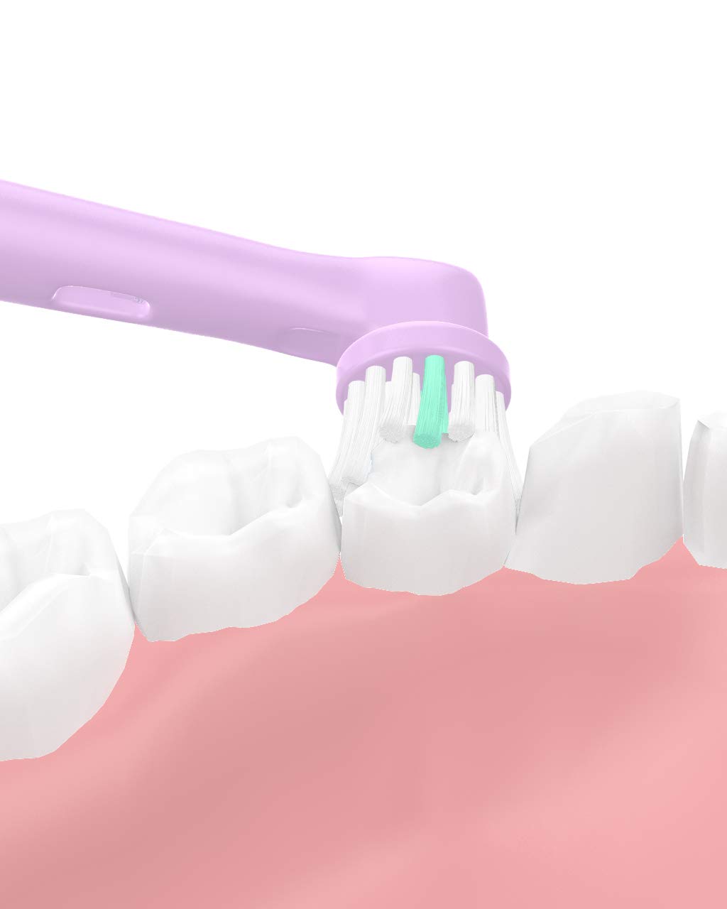 YanBan 8 pezzi Testina per spazzolino per bambini per Oral B, testine di ricambio per Braun kids spazzolino elettrico