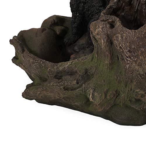 Christopher Knight Home Datona Outdoor Fountain, Light Brown + Black #TOP2