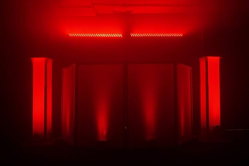 Miniatura 6 de Rockville ROCKSTRIP - Barra de luz de 252 LED 50 W RGB, 3/4/5/7 canales, DMX de alta velocidad, cambio de color de alta velocidad, enlace