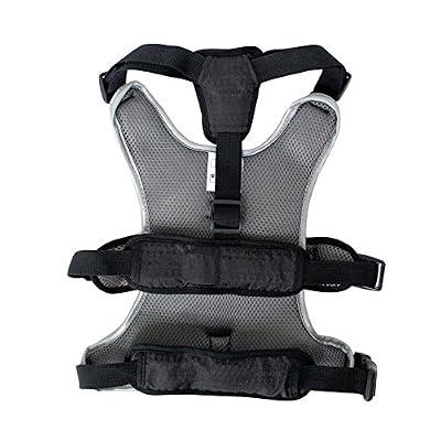 No-Pull Dog Harness - Padded, Mesh Fabric Dog Vest with Reflective Trim, Lifting Handles and Buckle Straps - Red Dog Harness - XS