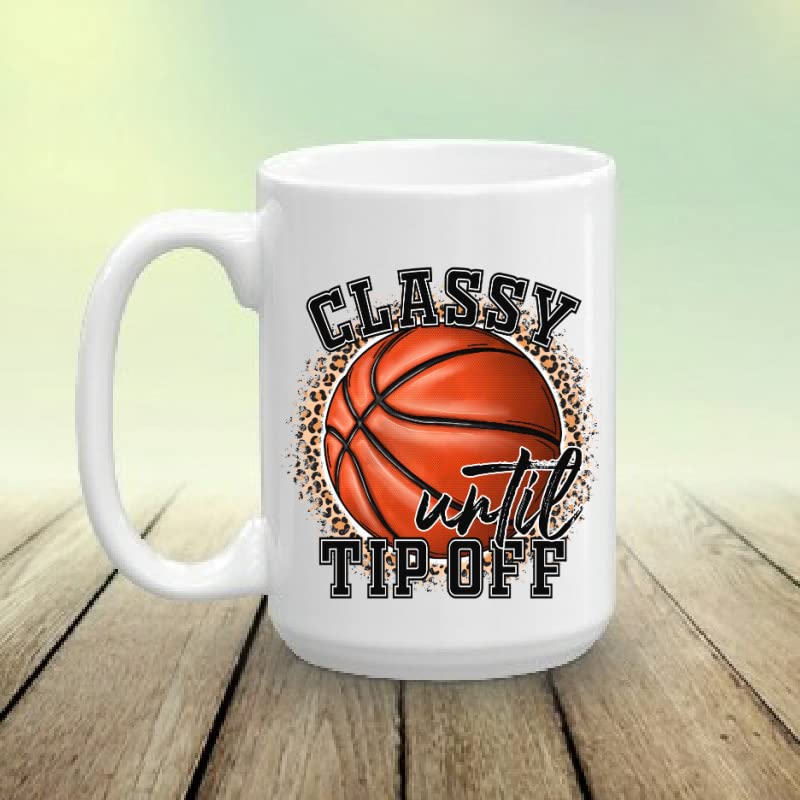 Miniatura 3 de Basketball Mom Leopard Sublimation Transfer, Printed, Ready to Use, Classy Until Tip Off, Design Transfer, Sublimation Image, Sports Mama (Child