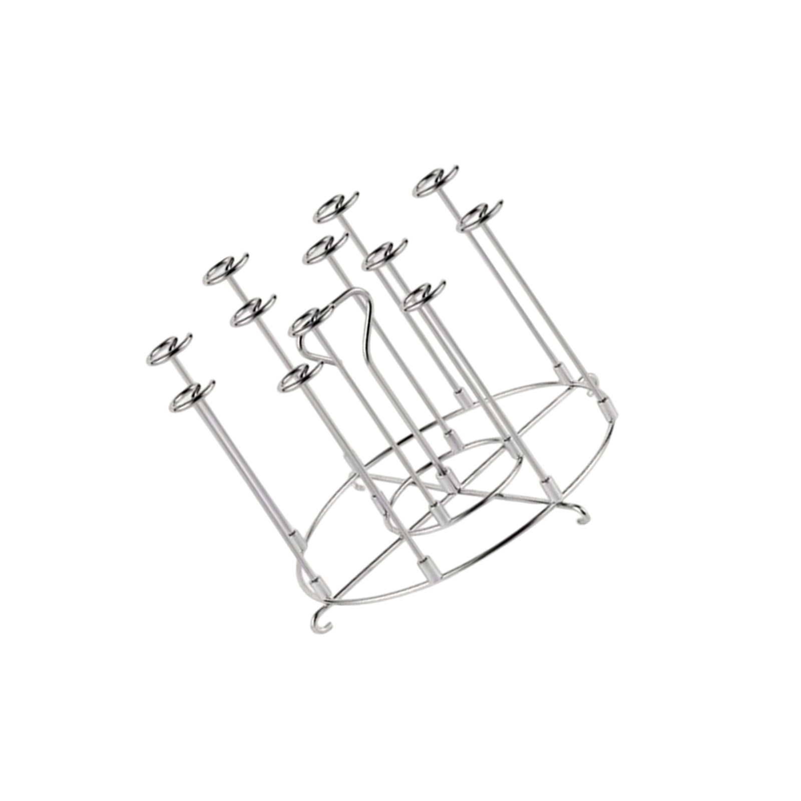 Kalttoy Space Saving Grills Detachable Vertical Barbecue Skewer Stand Baking Needle Practical BBQ Tool Air Fryers Accessories Skewer Stand