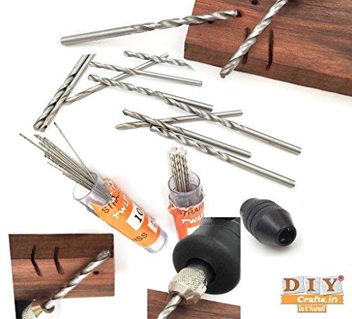Image of DIY Crafts Pack Of 10 Pcs, Design No # 1, Micro Hss Drill Bits 0 5Mm Stra (Pack Of 10 Pcs, Design No # 1)