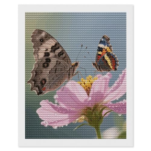 Kit peinture diamant 5D papillon adultes - Loisir créatif DIY art diamant maison