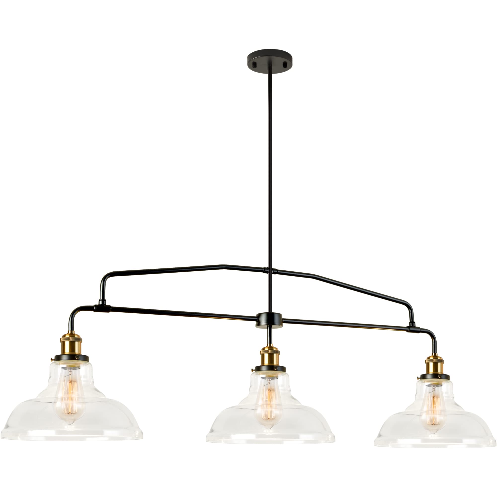 Buy Glass Pendant Lighting Kitchen Island Light Fixtures Industrial