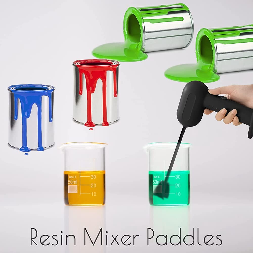 6 Aste Miscelazione Per Resina E Vernici - Adatte Per Trapano, Design A Spirale - Foto 2