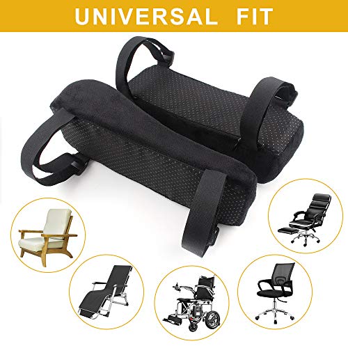 image for RIFFUE Chair Armrest Pads Foam Comfortable Elbow Pillows for Office Ch