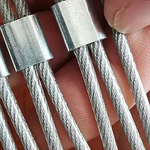 ezkxoprs Netzgewebe Für Den Garten, Flexibel Seilgeflecht Aus Rostfreiem Stahl, Seilgeflechte Tierschutzzaun Schlagfest Brüstung, Treppe, Balkon – Bild 4