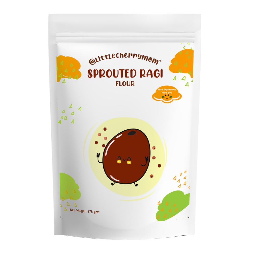 @littlecherrymom Sprouted Ragi Flour |375 G